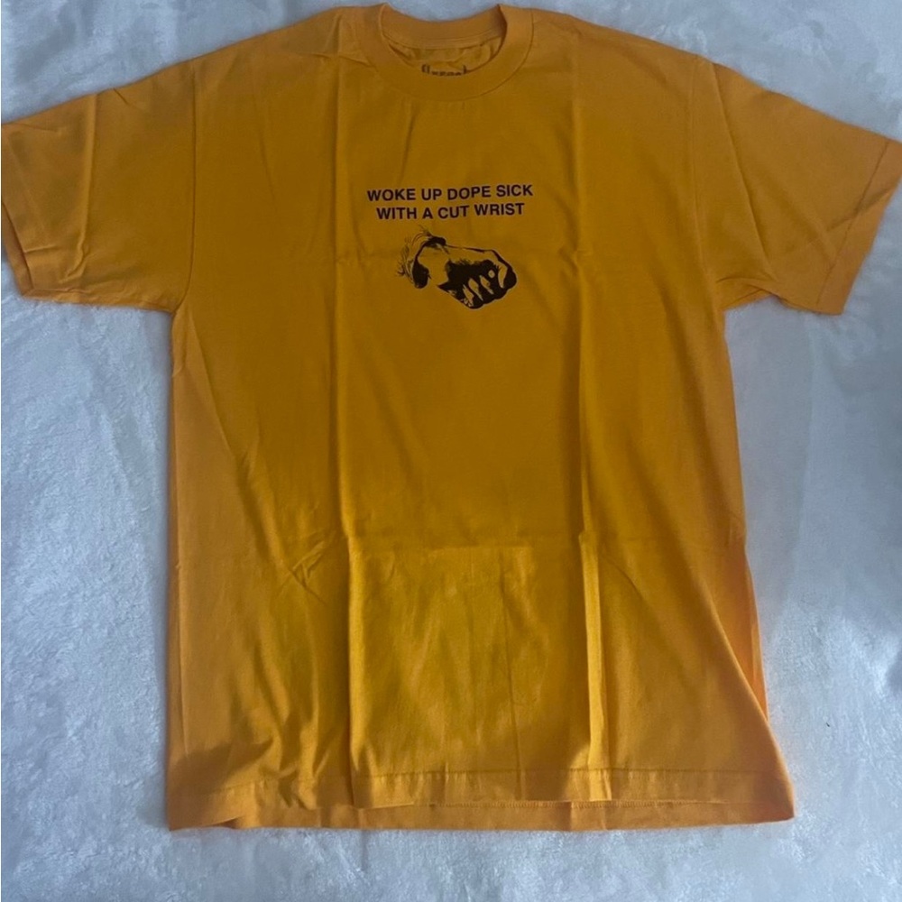 $uicideboy$ “woke up dope sick with a cut wrist” tee, size large, never worn.